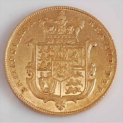 Lot 216 - Great Britain, 1829 gold full sovereign
