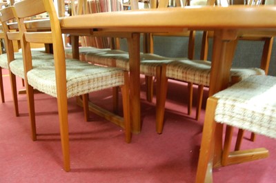 Lot 1314 - Svend Madsen - a 1960s Danish teak dining...