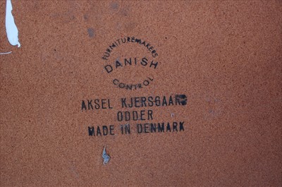 Lot 365 - Aksel Kjersgaard - a 1960s Danish teak framed...