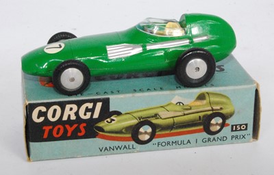 Lot 1642 - A Corgi Toys No. 150 Vanwall Formula One Grand...