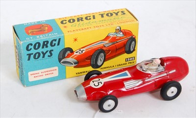 Lot 1677 - A Corgi Toys No.150S Vanwall Formula One Grand...