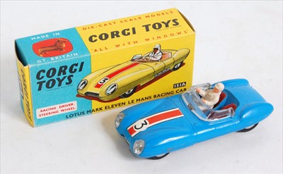 Lot 1680 - A Corgi Toys No. 151A Lotus Mk 11 Le Mans...