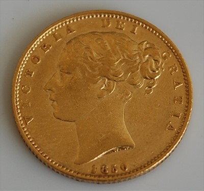 Lot 243 - Great Britain, 1850 gold full sovereign