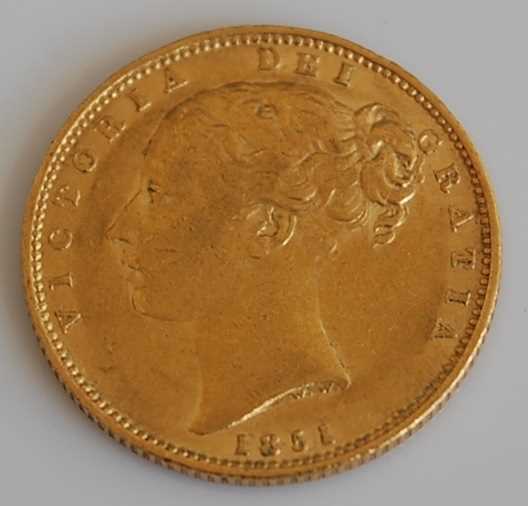 Lot 244 - Great Britain, 1851 gold full sovereign