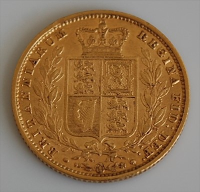 Lot 247 - Great Britain, 1854 gold full sovereign