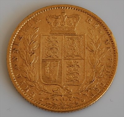 Lot 257 - Great Britain, 1864 gold full sovereign