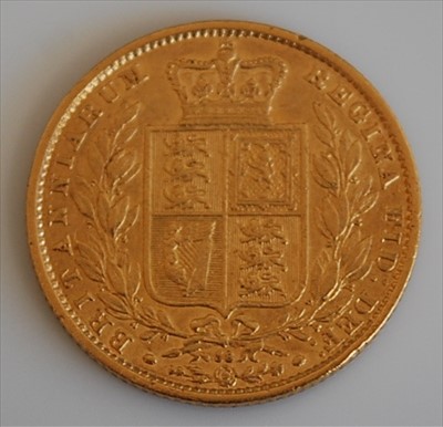 Lot 259 - Great Britain, 1866 gold full sovereign