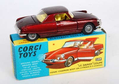 Lot 1643 - A Corgi Toys No. 259 Le Dandy Coupe comprising...