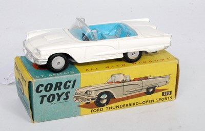 Lot 1644 - A Corgi Toys No. 215 Ford Thunderbird open...