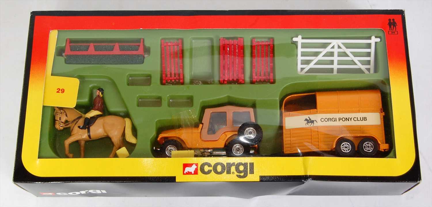 Lot 1713 - A Corgi Toys Gift Set 29 Pony Club, comprising...
