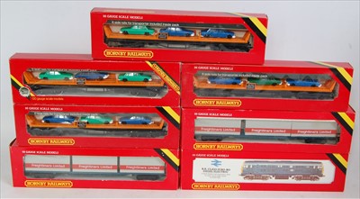 Lot 911 - A collection of boxed Hornby 00 gauge diesel...