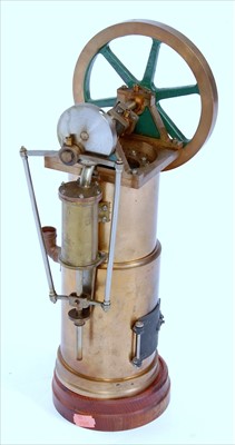 Lot 51 - Scratch built hot air engine (Sterling cycle)...