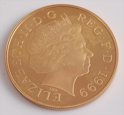 Lot 272 - Great Britain, 1997 gold five pound coin