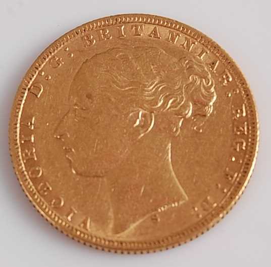 Lot 282 - Great Britain, 1873 gold full sovereign