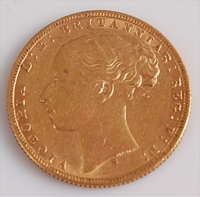 Lot 282 - Great Britain, 1873 gold full sovereign