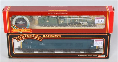 Lot 834 - A Hornby BR Green R309 Mallard Engine and...