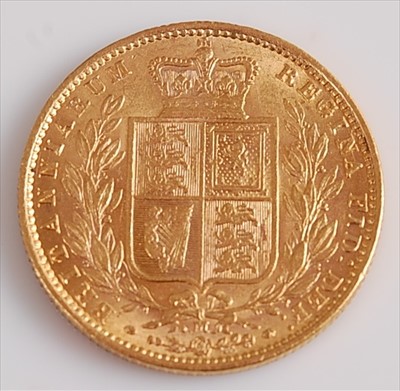 Lot 285 - Great Britain, 1874 gold full sovereign