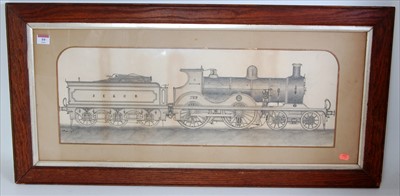 Lot 59 - Early 20th Century Pencil and Ink Picture of a...