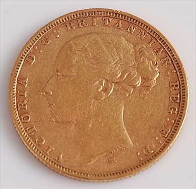 Lot 299 - Great Britain, 1882 gold full sovereign
