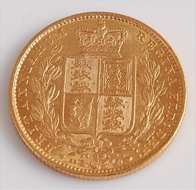 Lot 302 - Great Britain, 1883 gold full sovereign