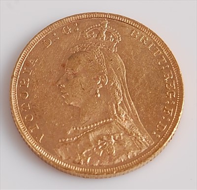 Lot 316 - Great Britain, 1891 gold full sovereign