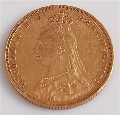 Lot 318 - Great Britain, 1893 gold full sovereign