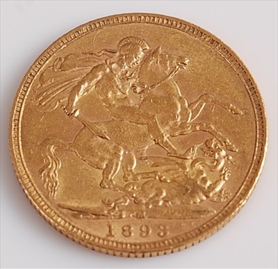 Lot 319 - Great Britain, 1893 gold full sovereign