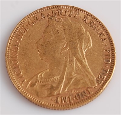Lot 321 - Great Britain, 1894 gold full sovereign