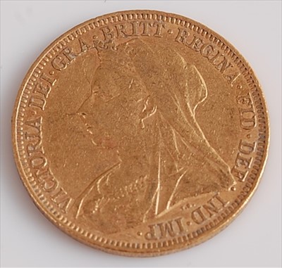 Lot 322 - Great Britain, 1895 gold full sovereign