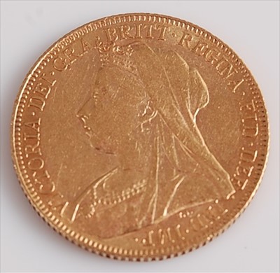 Lot 328 - Great Britain, 1901 gold full sovereign