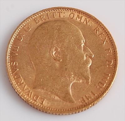 Lot 332 - Great Britain, 1905 gold full sovereign