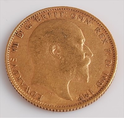 Lot 334 - Great Britain, 1906 gold full sovereign