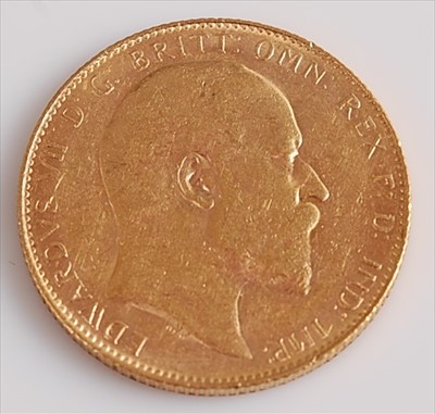 Lot 337 - Great Britain, 1909 gold full sovereign
