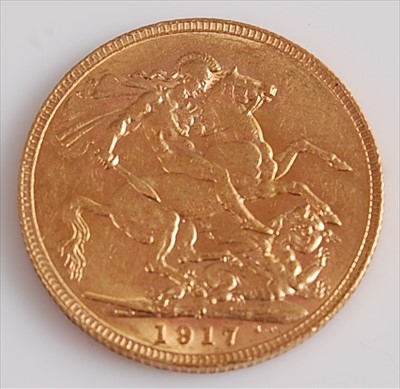 Lot 345 - Great Britain, 1917 gold full sovereign