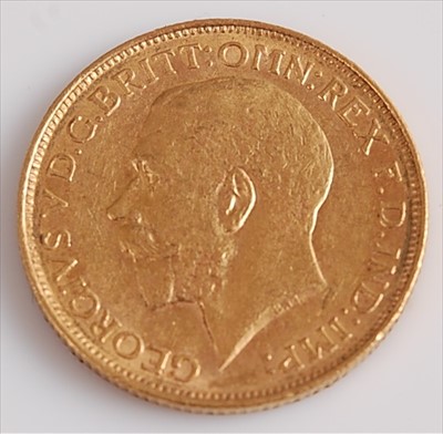 Lot 346 - Great Britain, 1918 gold full sovereign
