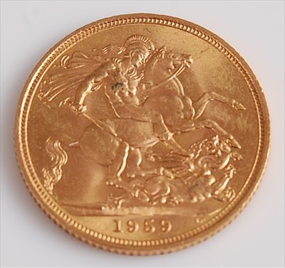 Lot 364 - Great Britain, 1959 gold full sovereign