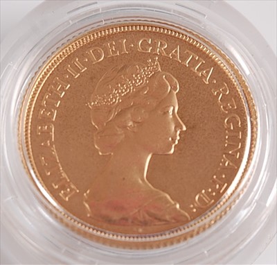 Lot 382 - Great Britain, 1983 gold proof full sovereign