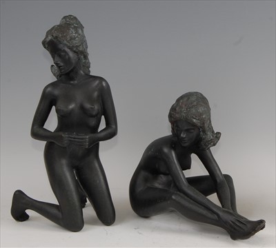 Lot 205 - C.F. Moore - a contemporary bronze model of a...