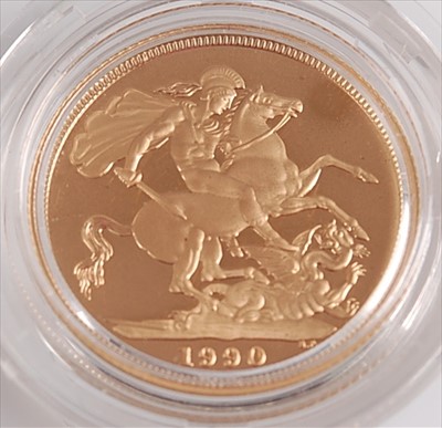 Lot 389 - Great Britain, 1990 gold full sovereign