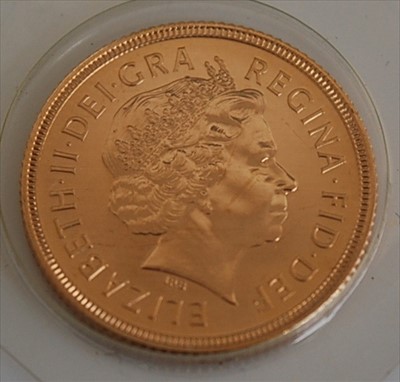 Lot 401 - Great Britain, 2001 gold full sovereign