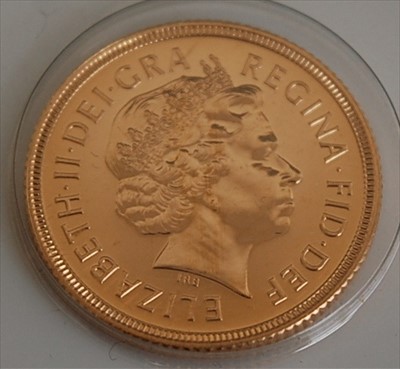 Lot 402 - Great Britain, 2002 gold full sovereign