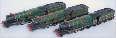 Lot 604 - Three 3-rail Castle class engines and tenders...