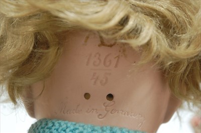 Lot 2175 - An Alt Beck & Gottschalck bisque head doll,...