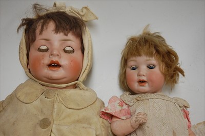 Lot 2201 - A Schoenau & Hoffmeister bisque head doll...