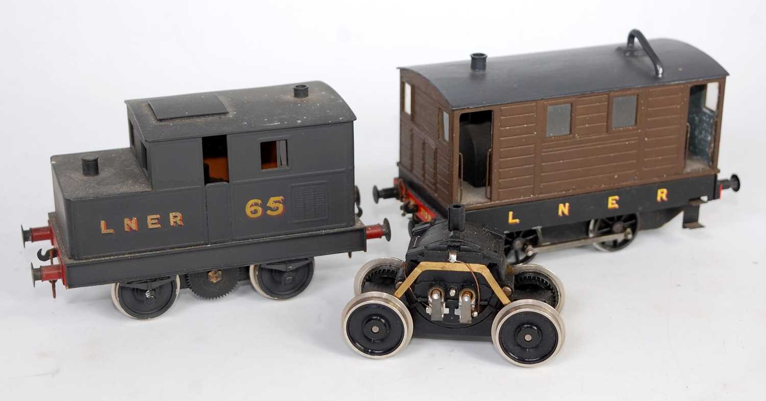 Lot 301 - An 0-4-0 kit built locomotive LNER brown/black...