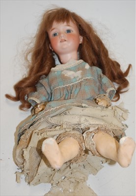 Lot 2227 - An Armand Marseille bisque head doll, having...