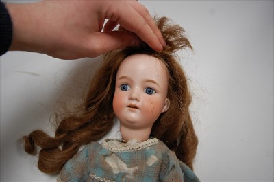Lot 87 - An Armand Marseille bisque head doll, having...