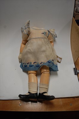 Lot 87 - An Armand Marseille bisque head doll, having...