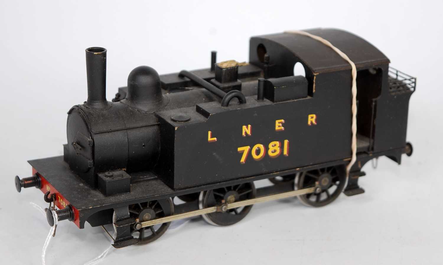 Lot 317 - A brass kit built 0-6-0 tank engine LNER class...