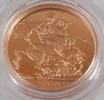 Lot 413 - Great Britain, 2010 gold proof full sovereign